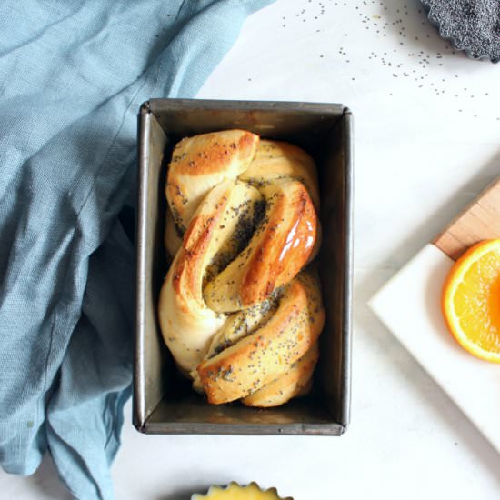Orange and poppy seed bread - Recipe photo by The Candid Kitchen