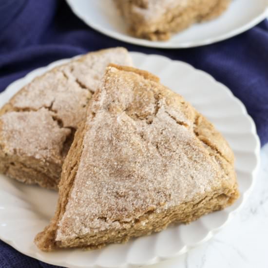 Gluten-free Cinnamon Sugar Scones - Recipe photo by milehighmitts