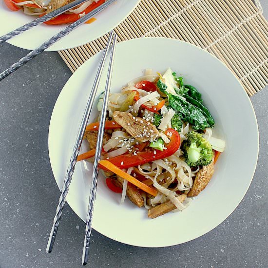 Chicken Teriyaki Noodle Bowl - Recipe photo by mamabearscookbook