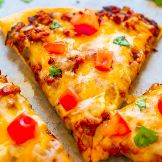 Mexican Taco Pizza - Recipe photo by Averie