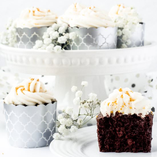 Chocolate Fudge Cupcakes - Recipe photo by kickassbaker
