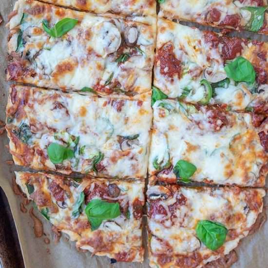 Gluten-Free Crispy Thin Pizza Crust - Recipe photo by Only Gluten Free Recipes
