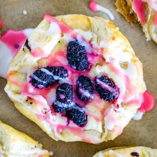 Mulberry Puff Pastry Danishes - Recipe photo by Babaganosh