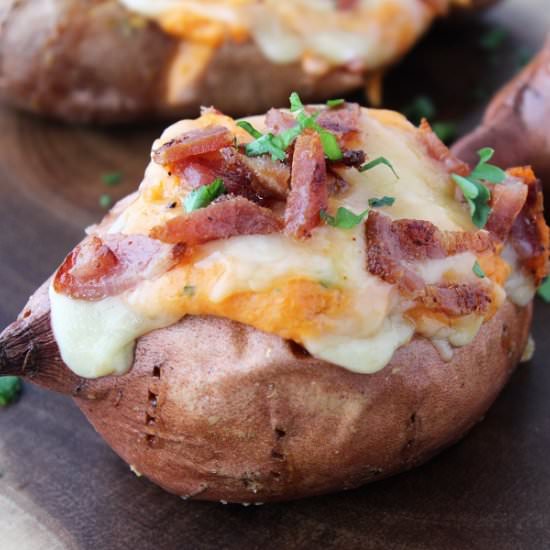 Twice Baked Sweet Potatoes - Recipe photo by waystomyheart