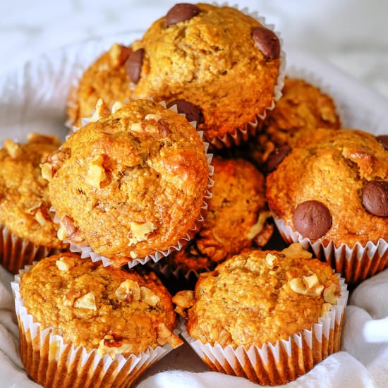 OATMEAL BANANA BREAD MUFFINS - Recipe photo by thedeliciouscrescent