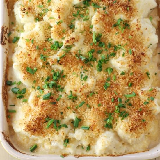 Modern Cauliflower Gratin - Recipe photo by Food Gal