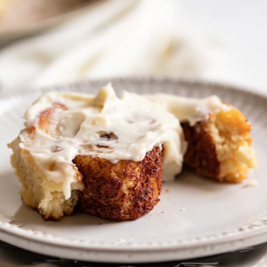 Keto Yeast Cinnamon Rolls - Recipe photo by Inspector Gorgeous