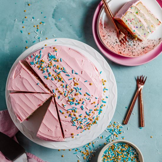 Funfetti Layered Cake - Recipe photo by olive_and_mango