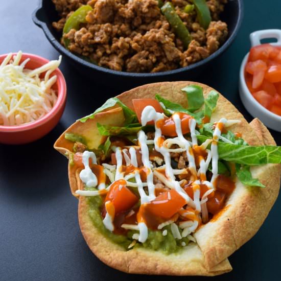Turkey Enchurrito Bowls - Recipe photo by Cuts and Crumbles