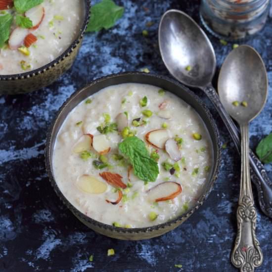 Gobind Bhog Kheer (Rice Pudding) - Recipe photo by easyfoodsmith
