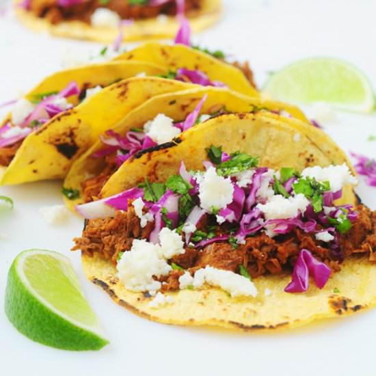 Mole Jackfruit Street Tacos - Recipe photo by alisonsallspice