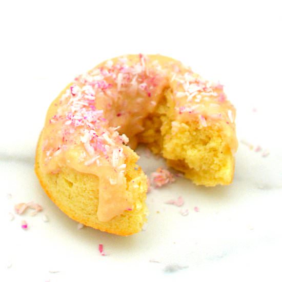 Vanilla Donuts with Toasted Coconut - Recipe photo by My Flourless Kitchen