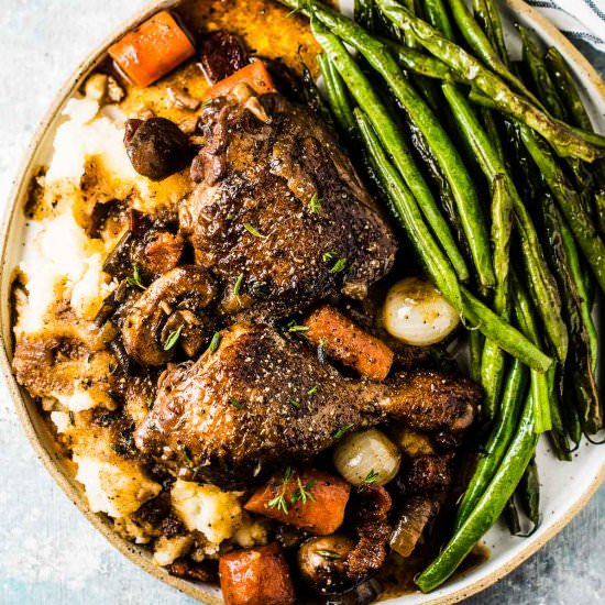 Julia Child's Coq au Vin - Recipe photo by The Endless Meal