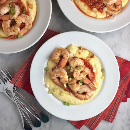 Shrimp & Grits - Recipe photo by thebrookcook.wordpress.com