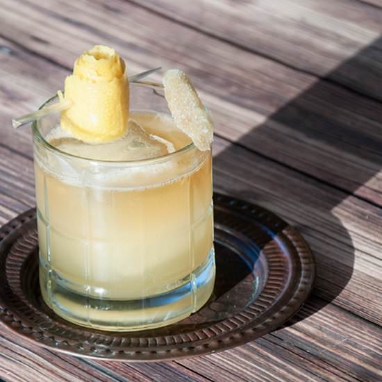 Classic Penicillin Cocktail - Recipe photo by ramshacklepantry