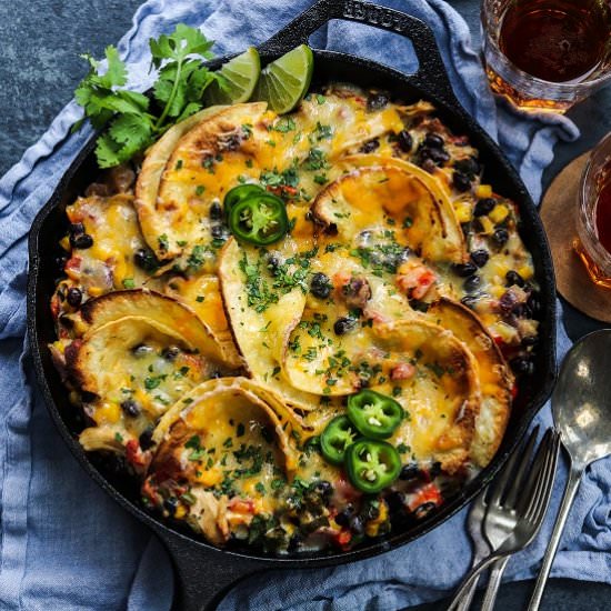 mexican chicken tortilla skillet - Recipe photo by Give it Some Thyme