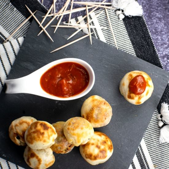 Cake Pop Maker Savory Pizza Bites - Recipe photo by inthekitchnet