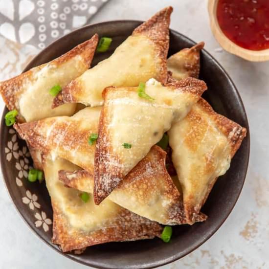 How to make Air Fryer Crab Rangoon - Recipe photo by garnishedplate