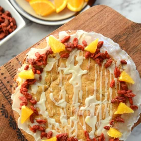 Goji Berri Orange Cake - Recipe photo by OvenTales
