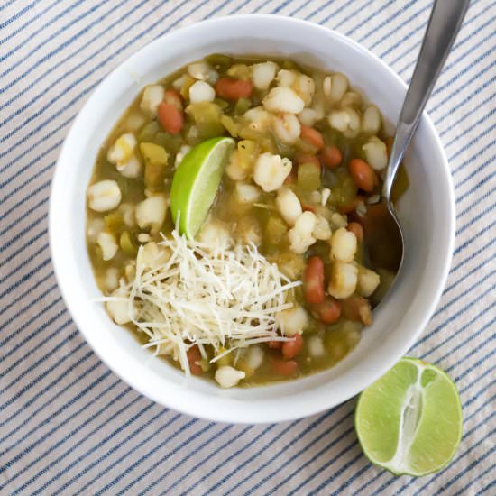 No Chop Posole Verde - Recipe photo by FunnyLoveLindsay