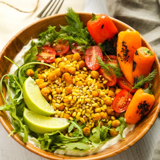 Turmeric Grain Bowl - Recipe photo by pageandplate