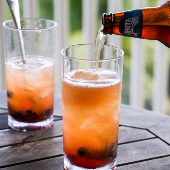 Berry Shandy - Recipe photo by pageandplate