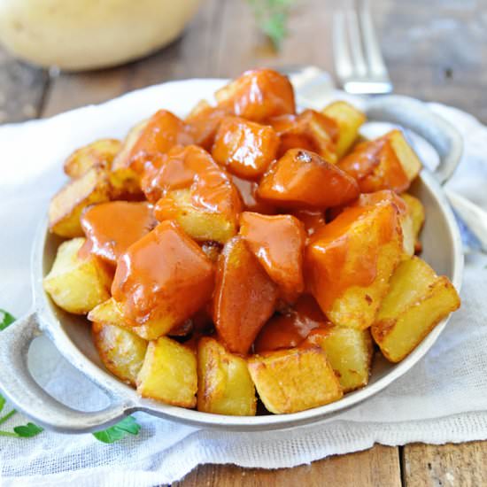 Authentic Patatas Bravas - Recipe photo by Spain on a Fork