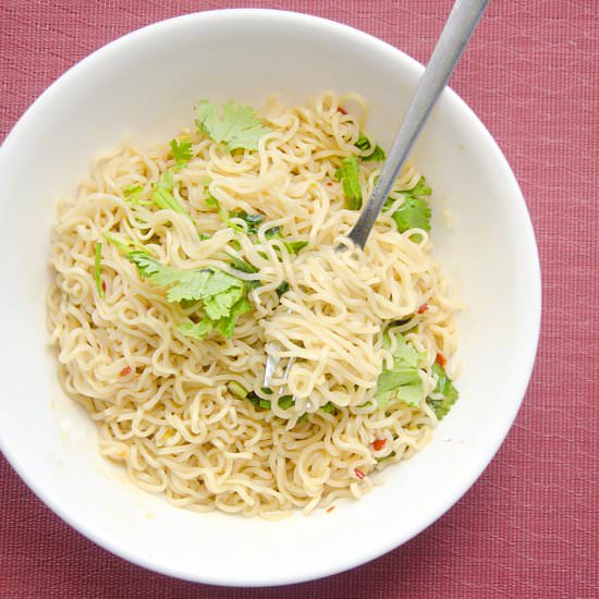 Sambal Belacan Instant Noodles - Recipe photo by Hungry PeePor