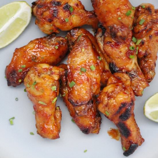 Sweet & Spicy Sambal Chicken Wings - Recipe photo by Ereese