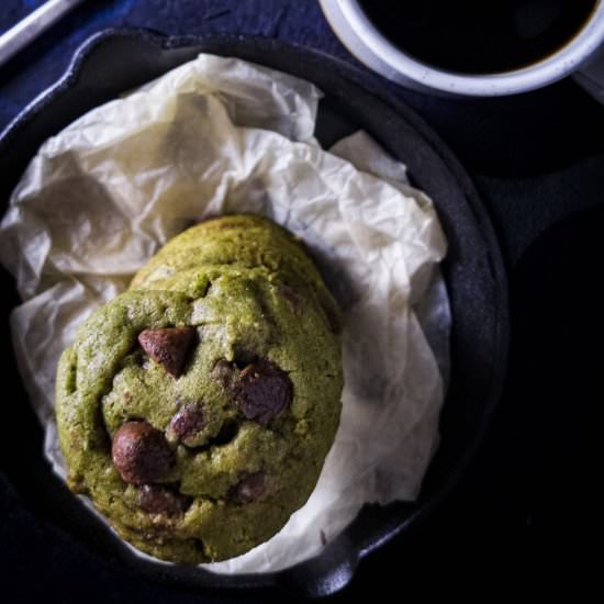 Matcha Chocolate Chip Cookies - Recipe photo by kusinaniteds