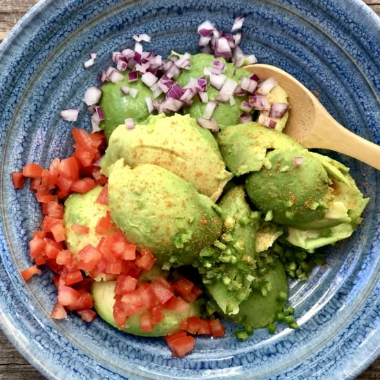 Guacamole - Recipe photo by simmerandsauce