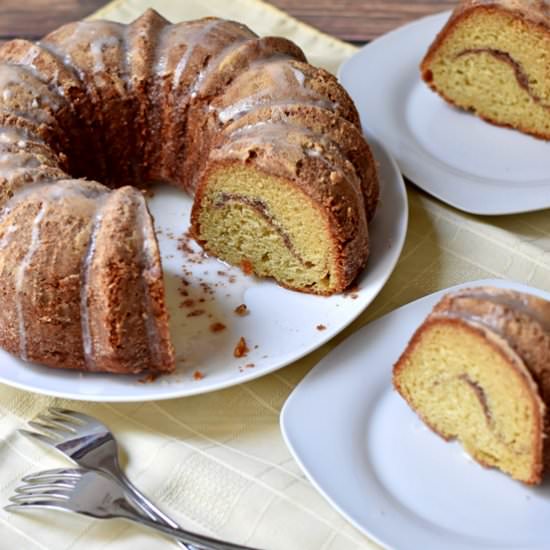 Sour Cream Coffee Cake Recipe (GF) - Recipe photo by Flavor Walk