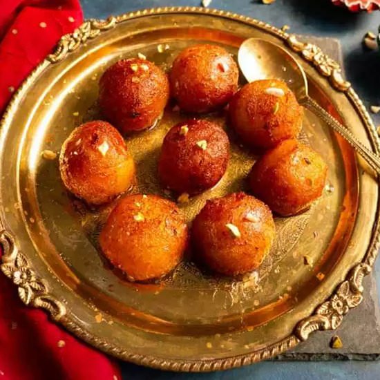 Gulab Jamun (with Khoya) - Recipe photo by pipingpotcurry