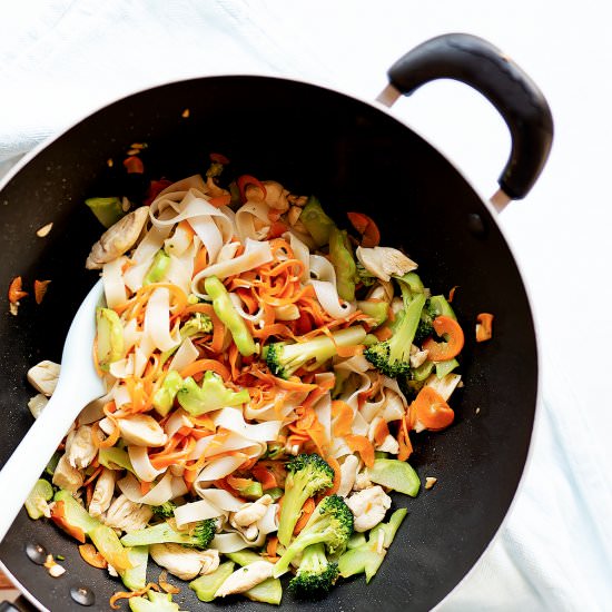Chicken Stir Fry & Carrot Noodles - Recipe photo by kidseatbyshanai