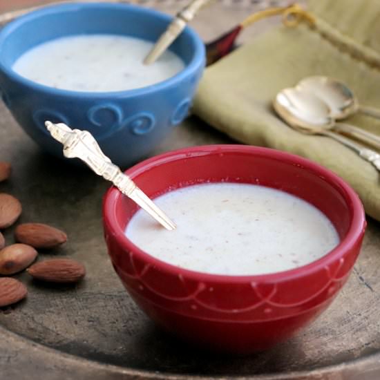 Almond Rice pudding - Recipe photo by torviewtoronto