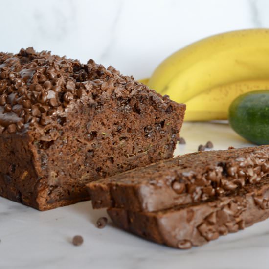 Chocolate Zucchini Banana Bread - Recipe photo by thisdelicioushouse