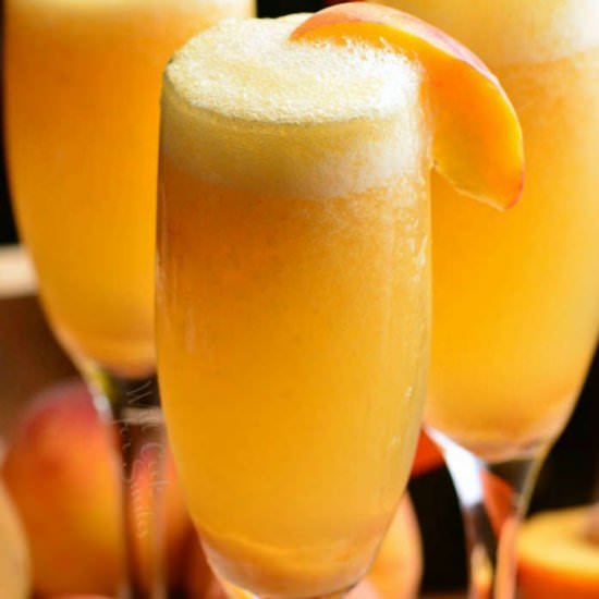 Peach Bellini - Recipe photo by WillCookForSmiles
