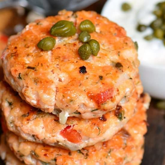 Salmon Patties - Recipe photo by WillCookForSmiles