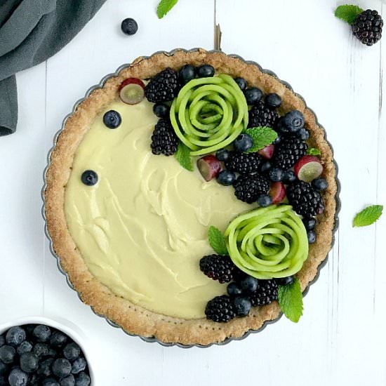 Vanilla Custard Tart - Recipe photo by A Life of Happenstance