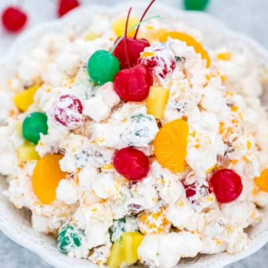Ambrosia Salad - Recipe photo by peasandpeonies