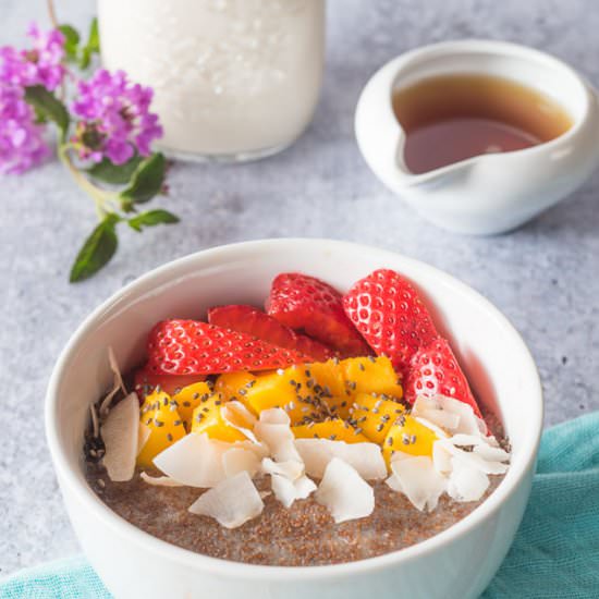 Teff Porridge (Instant Pot) - Recipe photo by cleanfooddirtygirl