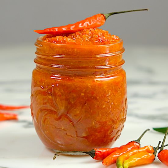 Peri Peri Sauce - Recipe photo by SipsNibblesBites