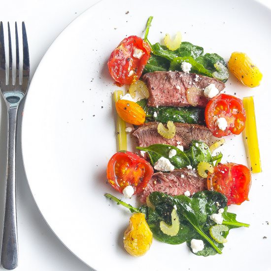 Flank Steak Salad - Recipe photo by foodfidelity