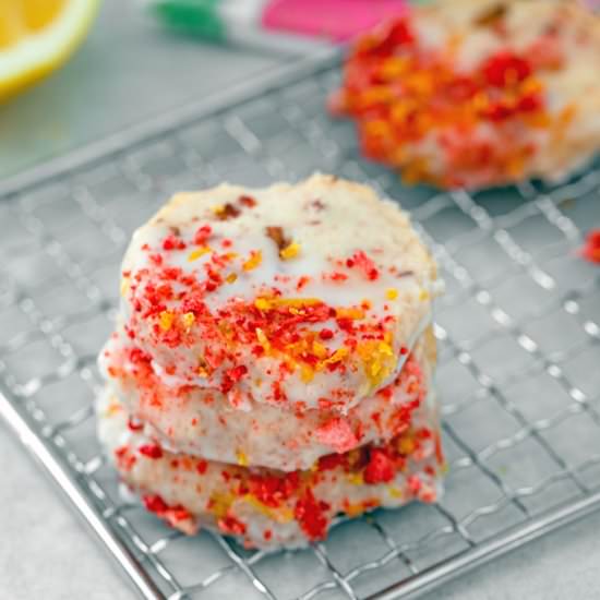 Strawberry Lemonade Shortbread - Recipe photo by Wearenotmartha