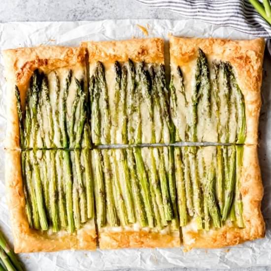 ASPARAGUS TART - Recipe photo by houseofnasheats