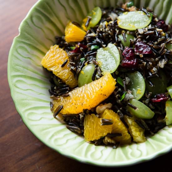 Wild Rice Salad - Recipe photo by sidewalkshoes