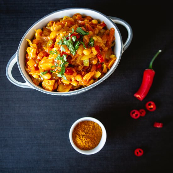 Spicy chakalaka - Recipe photo by darylskitchen