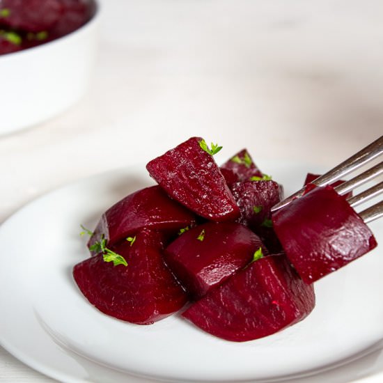 Gingered Beets - Recipe photo by BeyondtheCoop