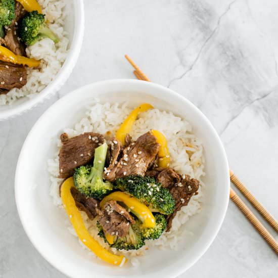 30 Minute Beef Stir Fry - Recipe photo by This Life of Ours