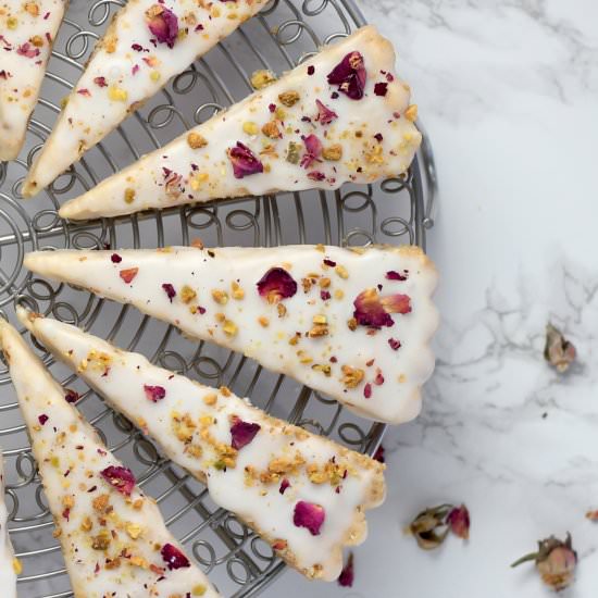 pistachio rose shortbread - Recipe photo by sheri silver